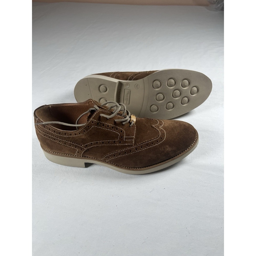 DOUCAL Oxford WEARLITE Made In Italy Suede Shoes Size 41 Mens